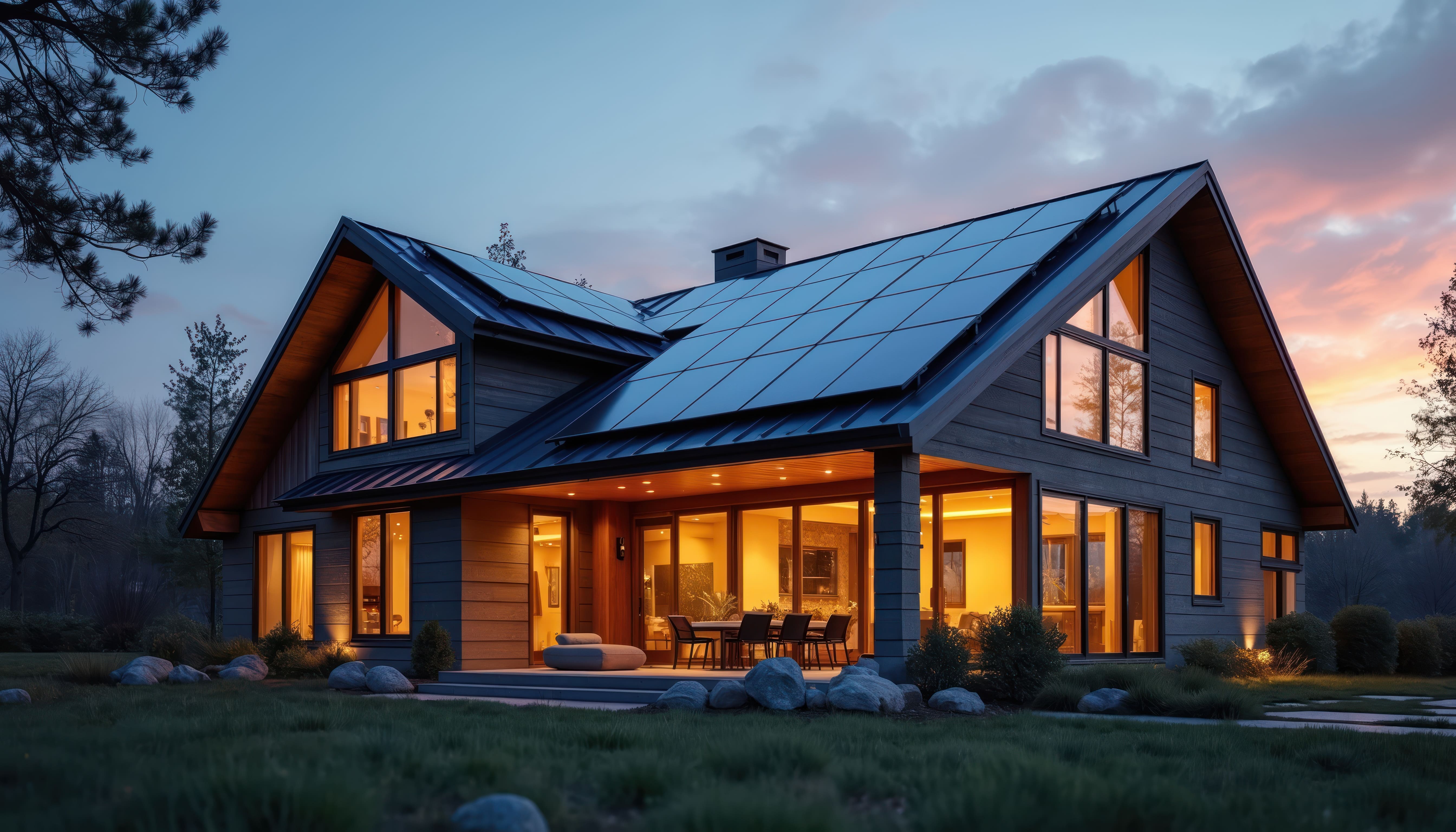 Installation solaire de nuit