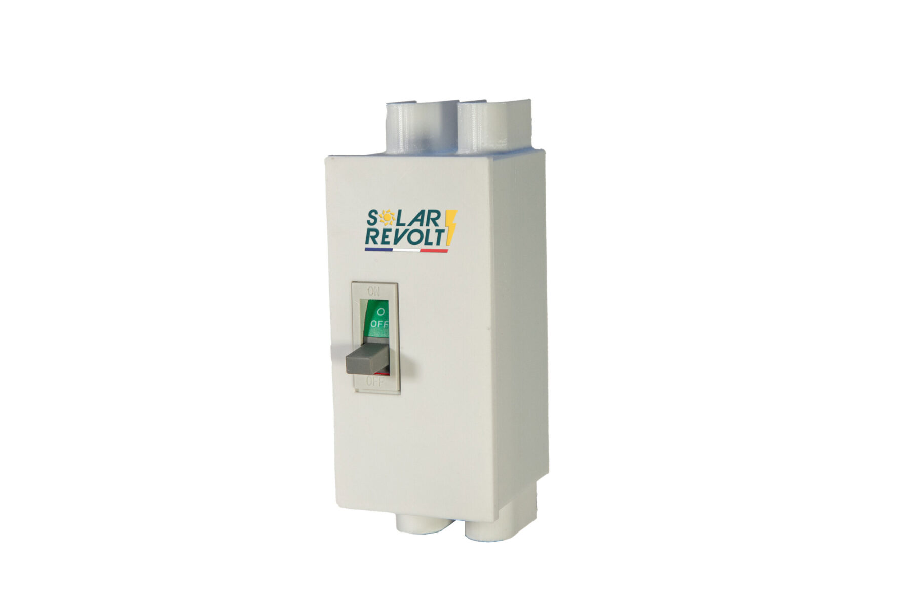 Sectionneur DC 160A – 2 Pôles – jusqu'à 550V - cache de protection inclus | SR-SEC160A2
